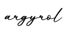 单词argyrol书写