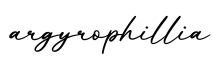 单词argyrophillia书写