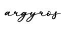 单词argyros书写