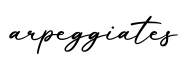 单词arpeggiates书写
