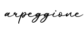 单词arpeggione书写
