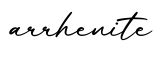 单词arrhenite书写