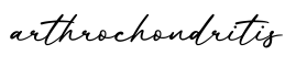 单词arthrochondritis书写