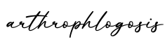 单词arthrophlogosis书写
