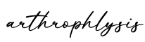 单词arthrophlysis书写