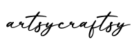单词artsycraftsy书写