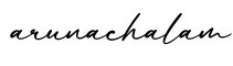 单词arunachalam书写