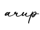 单词arup书写