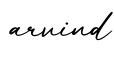 单词arvind书写