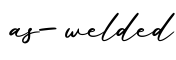 单词as-welded书写