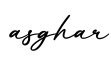 单词asghar书写