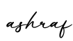 单词ashraf书写