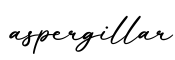 单词aspergillar书写