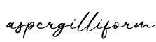 单词aspergilliform书写