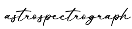 单词astrospectrograph书写