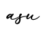 单词asu书写