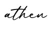 单词athen书写