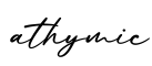 单词athymic书写