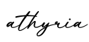 单词athyria书写