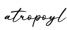 单词atropoyl书写