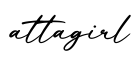 单词attagirl书写