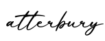 单词atterbury书写