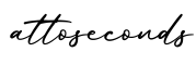 单词attoseconds书写