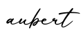 单词aubert书写