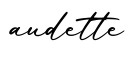 单词audette书写