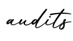 单词audits书写