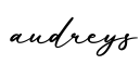 单词audreys书写