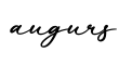 单词augurs书写