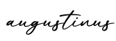 单词augustinus书写