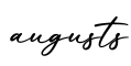 单词augusts书写
