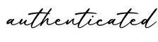 单词authenticated书写