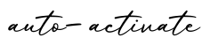 单词auto-activate书写