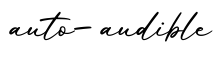 单词auto-audible书写