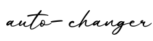 单词auto-changer书写