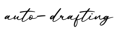 单词auto-drafting书写