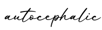 单词autocephalic书写