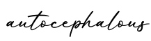 单词autocephalous书写
