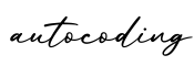 单词autocoding书写