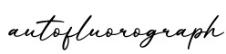 单词autofluorograph书写