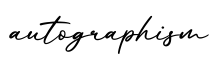 单词autographism书写