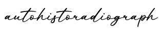 单词autohistoradiograph书写