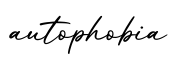 单词autophobia书写