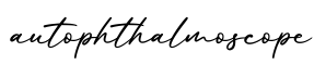 单词autophthalmoscope书写
