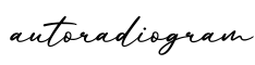 单词autoradiogram书写