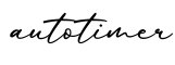 单词autotimer书写