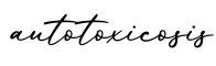 单词autotoxicosis书写